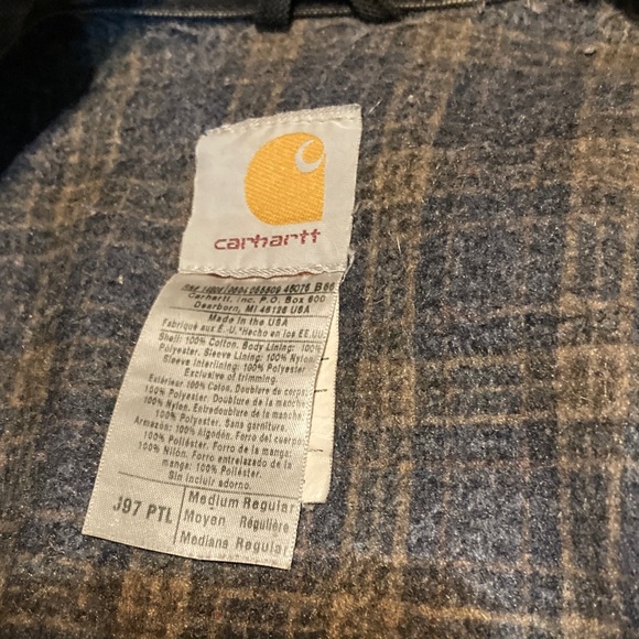 Carhartt Vintage J97 PTL Charcoal Detroit Field Jacket - Picture 2 of 5